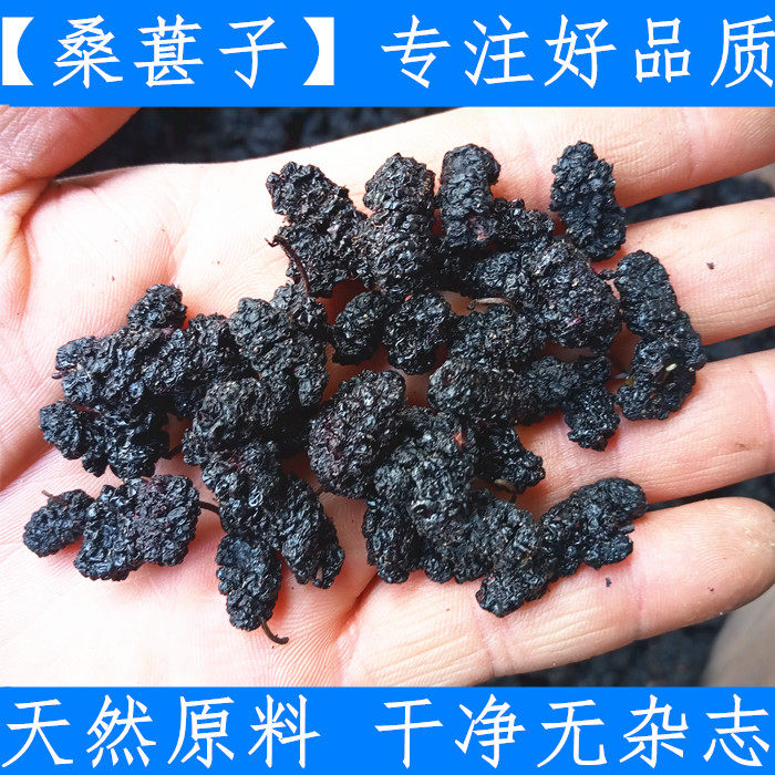 农家食用级无沙黑桑葚 干桑葚子 黑桑甚干 桑葚果500g克新鲜干货
