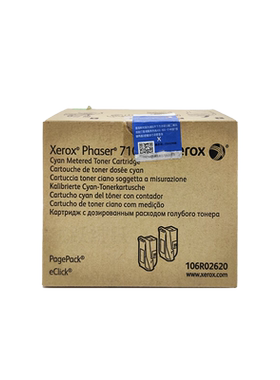富士胶片Phaser 7100原装墨粉盒106R02623黑色墨粉106R02622施乐青色红色黄色硒鼓108R01151废粉盒