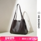 HEBAOBAO植鞣头层牛皮女包2025年新款 真皮通勤单肩斜挎hobo托特包