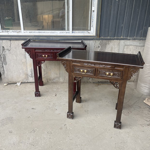 现代简约款实木供桌家用香案中式条案佛桌贡品桌贡桌观音供台佛台