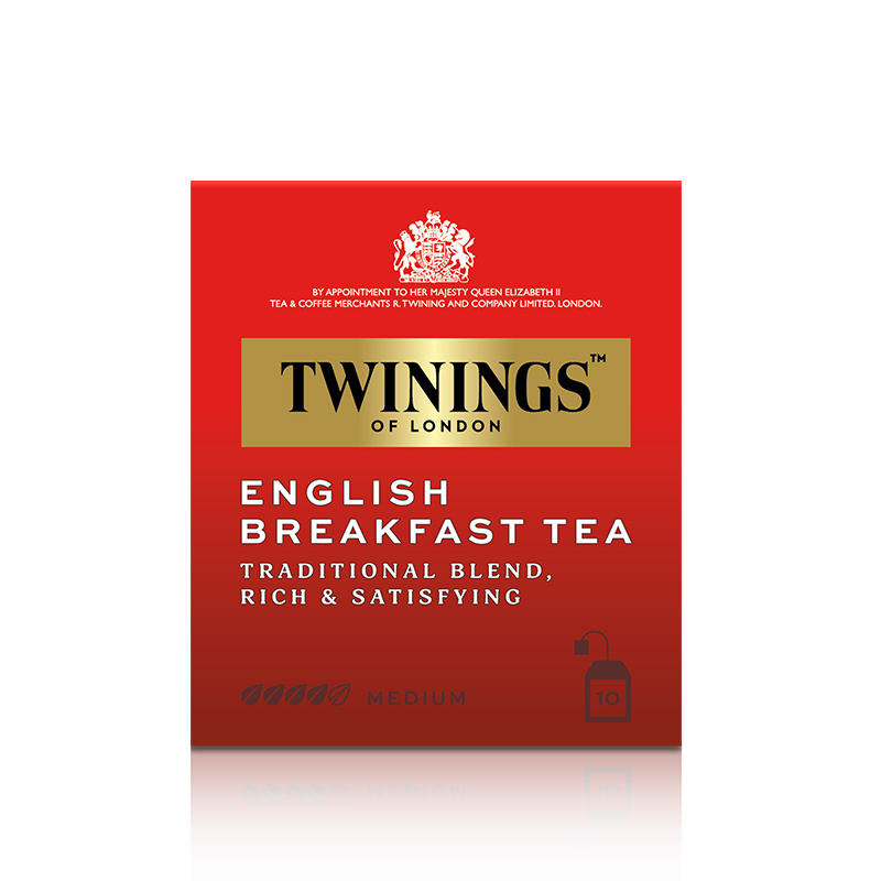 Twinings英国 川宁红茶 茶叶英式早餐红茶10袋 红茶包袋泡茶