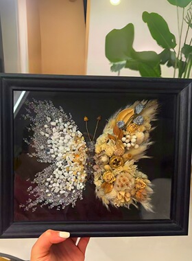 木质中空4cm立体画框手工DIY