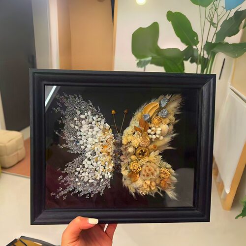 木质中空4cm立体画框手工DIY