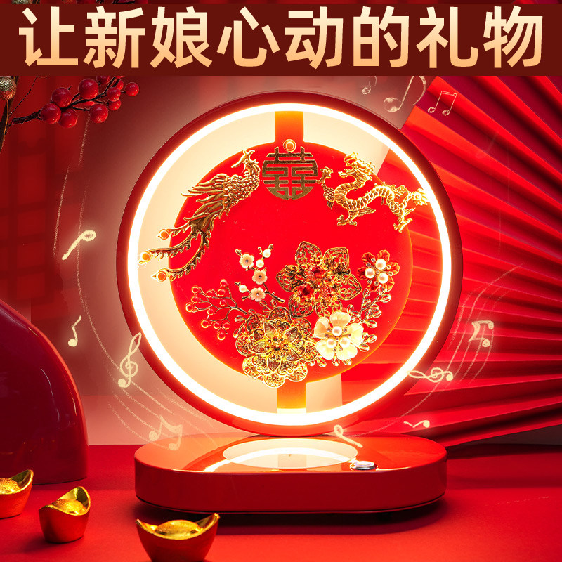 新婚礼物结婚送新人新娘高级实用订婚陪嫁闺蜜姐妹朋友长明灯摆件