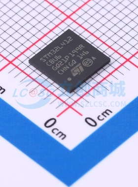 单片机(MCU/MPU/SOC) STM32L412CBU6TR QFN-48 ST(意法半导体)