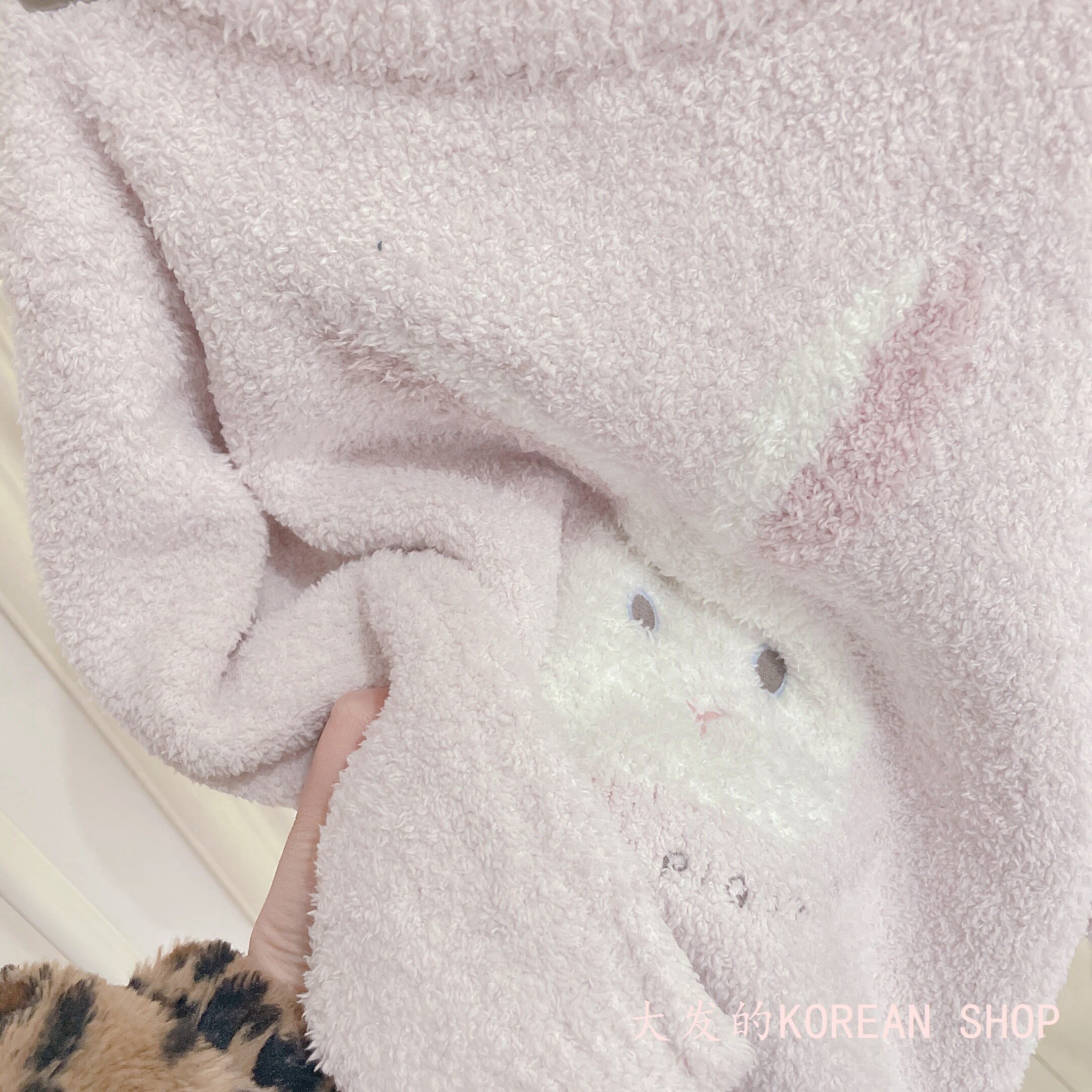 JAPANESE AUTUMN AND WINTER CHILDRENS RABBIT PAJAMAS CUTE SOFT LOUNGEWEAR SET THICK WARM BABY LOUNGEWEAR