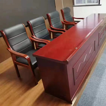 办公实木椅主席台椅会议椅现代简约靠背椅子扶手椅餐桌座椅餐厅椅