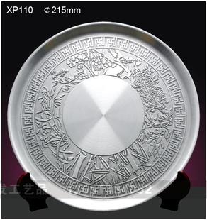 纯锡盘纯锡奖牌个性订制内容腐蚀奖牌盘企业公司定做表彰颁奖锡盘