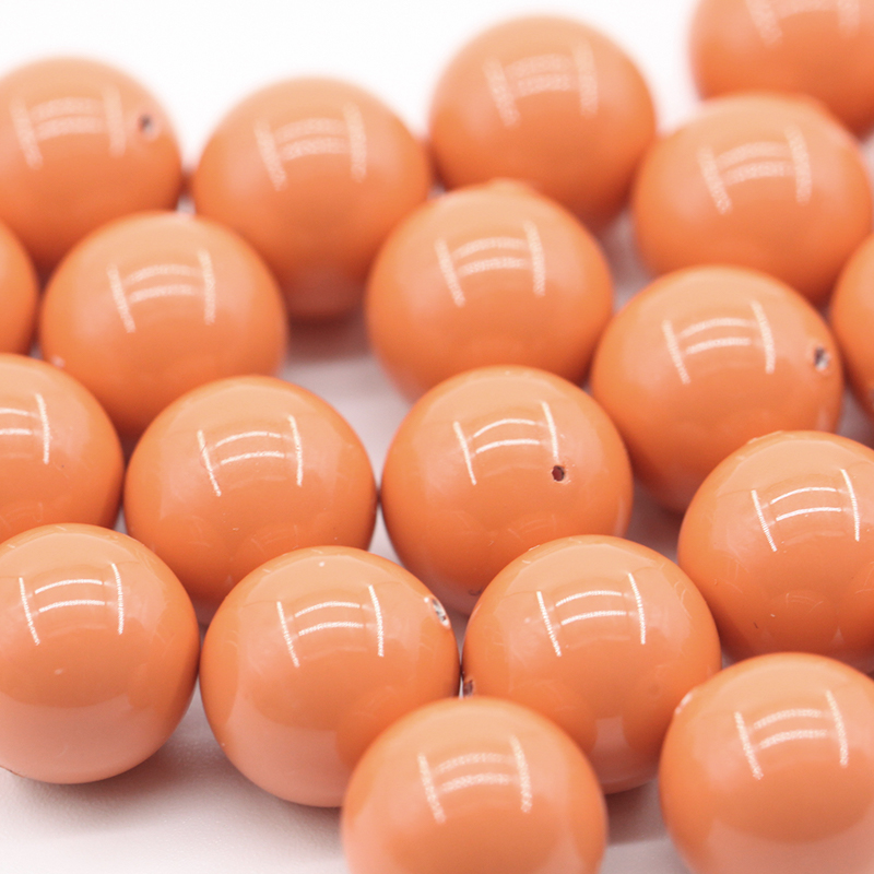 施华洛水晶珍珠5810珊瑚色手串珠