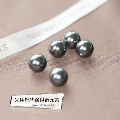 奥地利进口5810-298黑色水晶珍珠