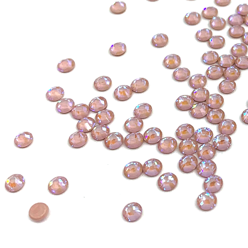 施华洛水晶2038典雅尘粉圆美甲钻