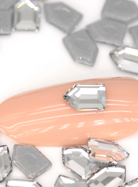 施华洛水晶2774HF异形001白色烫钻网红抖音款DIY美甲服饰品散钻