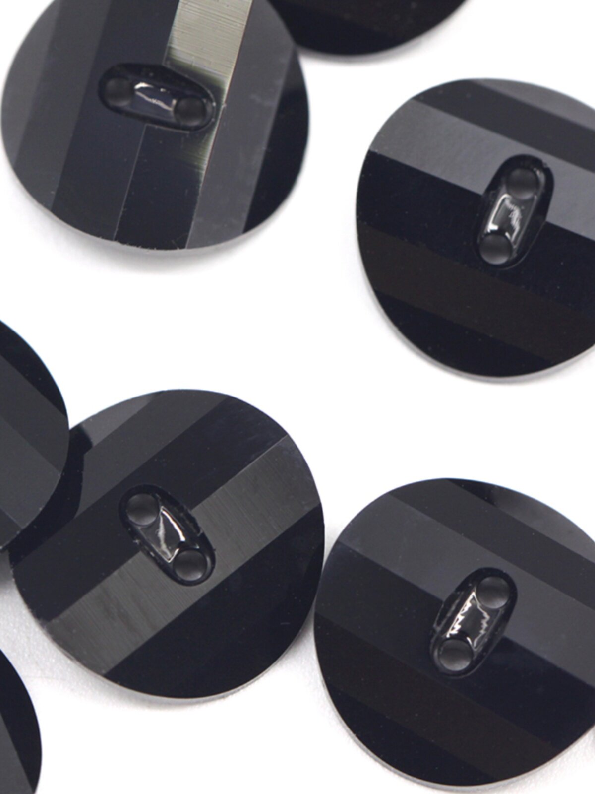 스와로브스키 크리스탈 3016 라운드 더블 홀 버튼 코트 코트 재킷 드레스 슈트 액세서리 퀼팅 스톤