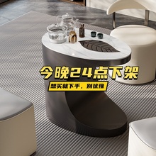 2025新款高端精致小茶桌现代简约小型可移动阳台茶桌椅组合三件套