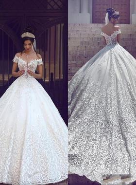 婚纱2020新款超仙梦幻主持人演出服 Wedding Gown Bridal Dress