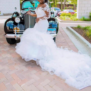 Bridal 婚纱2023新款 Dresses Wedding Gown 新娘主纱高级质感