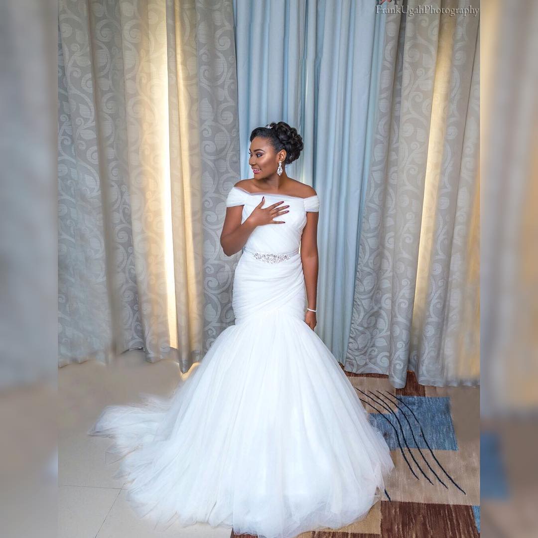 Simple Fantasy Super Fairy Card Shoulder Fish -Tail Bride's Wedding African Mermaid Wedding GOWNS Simple Fantasy Super Fairy Card Shoulder Fish -Tail Bride's Wedding African Mermaid Wedding GOWNS