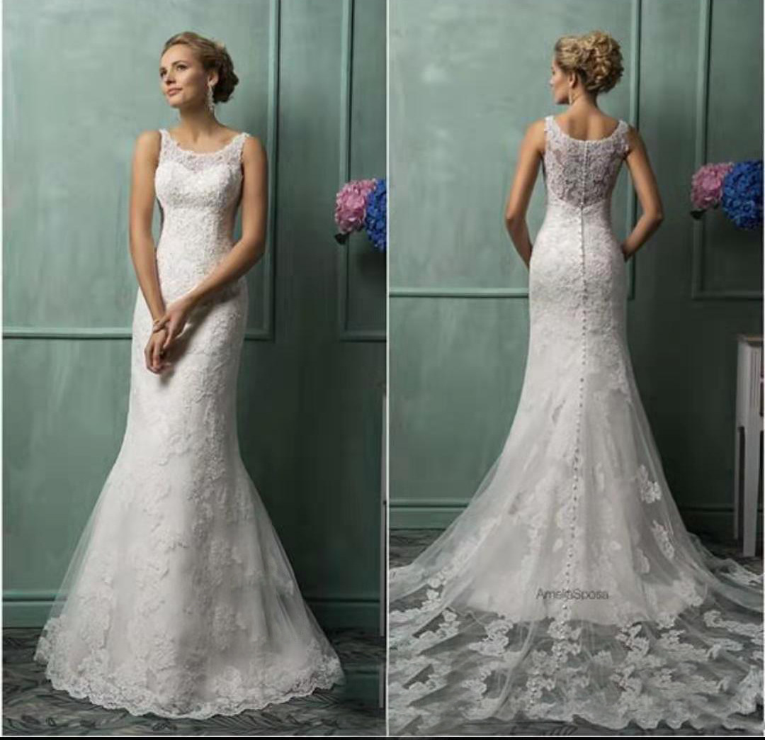 婚纱长袖蕾丝新娘礼服