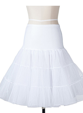 无骨衬撑裙半身裙蓬蓬裙Petticoat Wedding Crinoline Underskirt
