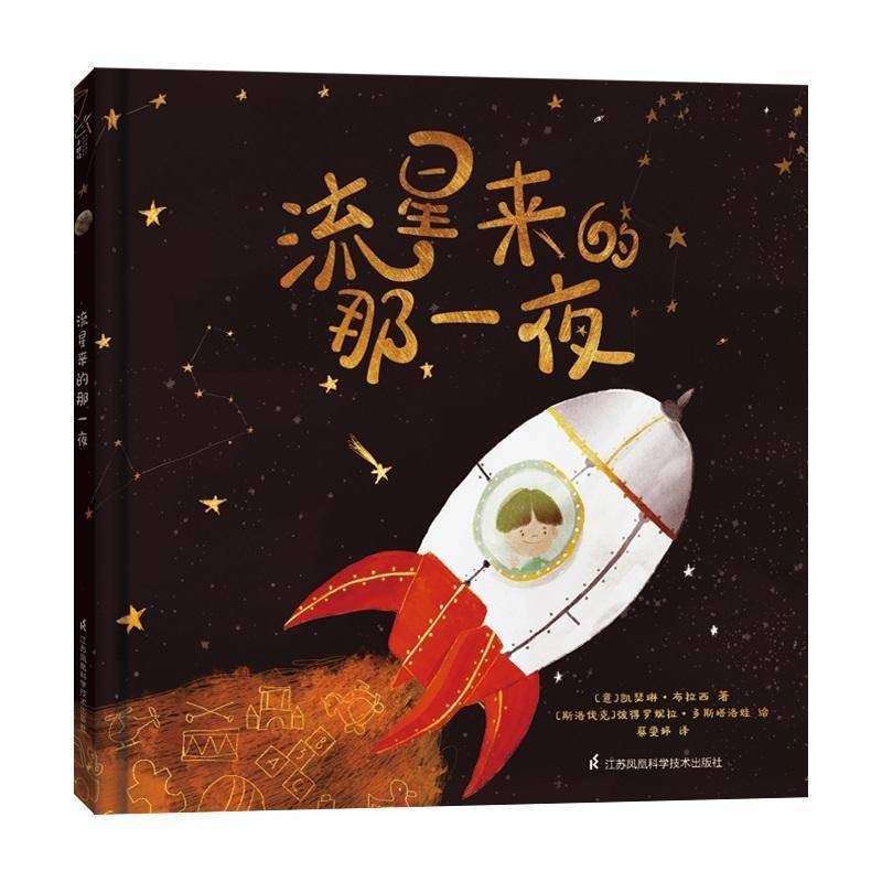 正版流星来的那一夜9787571319533 凯瑟琳&middot;布拉西江苏凤凰科学技术出版社儿童读物儿童故事图画故事意大利现代岁书籍