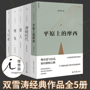 双雪涛作品集5册 平原上的摩西+飞行家+翅鬼+猎人+聋哑时代 刺杀小说家原著小说中国现当代文学小说集班宇逍遥游冬泳许知远