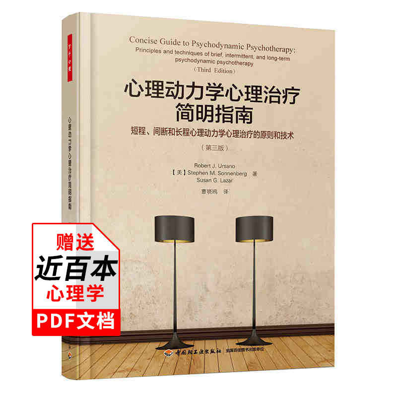 心理动力学心理治疗简明指南短程间断和长程心理动力学心理治疗的原则和技术：第三版心理学书籍心理医生师培训书籍-封面