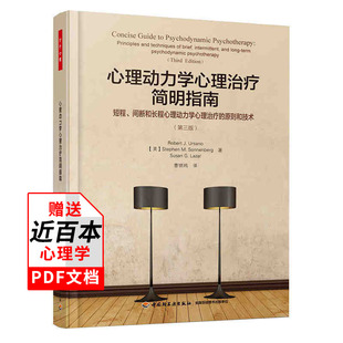 心理动力学心理治疗简明指南短程间断和长程心理动力学心理治疗的原则和技术：第三版 心理学书籍心理医生师培训书籍