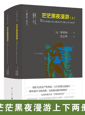 茫茫黑夜漫游上下两册全 外国文学名著 外国现当代文学小说法国天才小说家塞利纳著 沈志明 译 20世纪真切作品 漓江出版社
