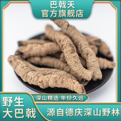 深山野外生特级粗大盐制巴戟天中药材滋补泡酒煲汤500g旗舰店