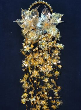 米哥同款婚礼手拎花十缨手棒花diy材料包手工艺品送闺蜜结婚礼物