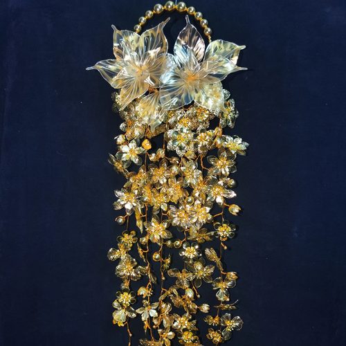 米哥同款婚礼手拎花十缨手棒花diy材料包手工艺品送闺蜜结婚礼物