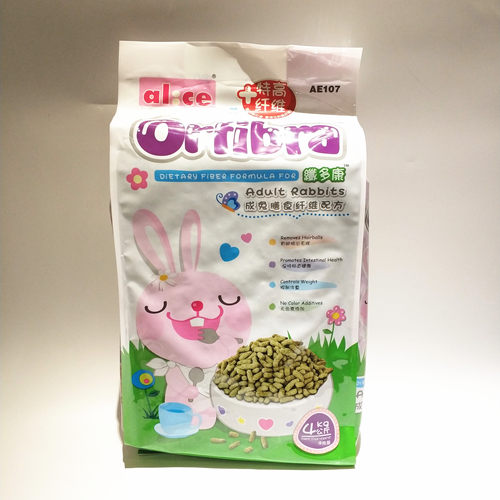 Alice提摩西草膨化兔粮4KGAE107