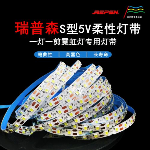 瑞普森led霓虹灯发光字5v100珠S