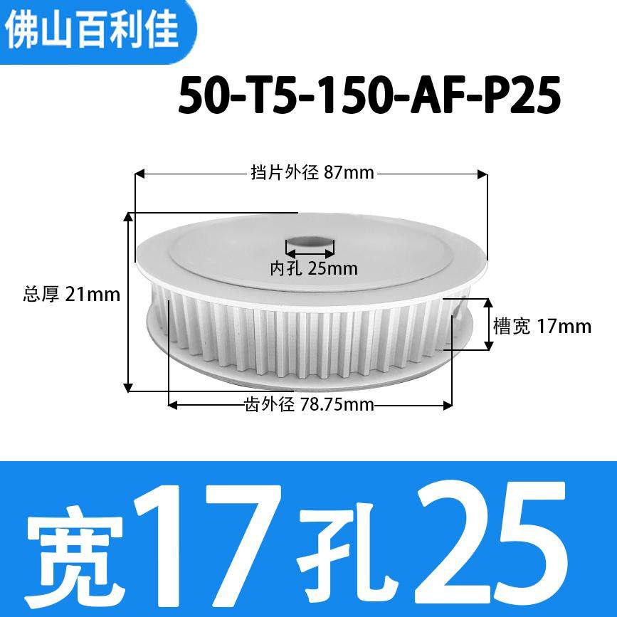 BLJ12-25孔AF同步轮现货当天发