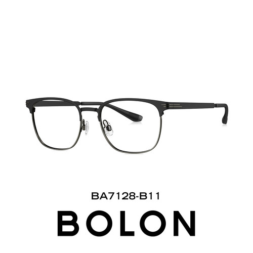 BOLON暴龙近视眼镜框26新品商务眉框钛架斯文可配度数男款BA7128