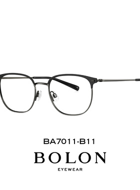BOLON暴龙近视眼镜25新品钛框男复古休闲镜框配度数镜架女BA7011