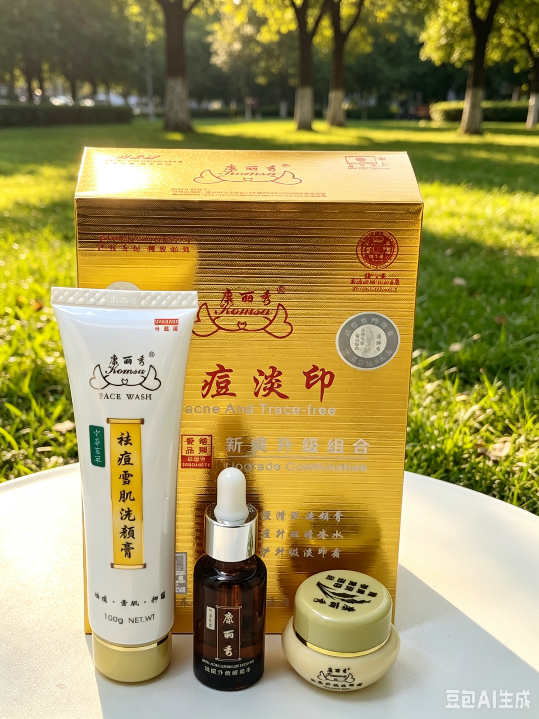 真品康丽秀祛痘淡印新装升级组合K704去粉刺痘痘清爽控油改善痘肌
