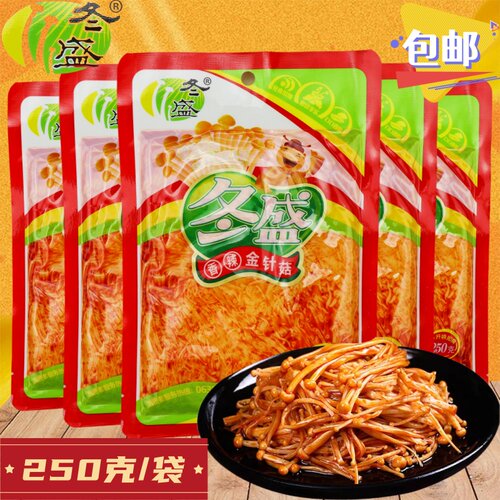 下饭菜香辣金针菇冬盛