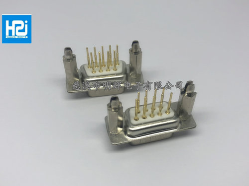 特殊规格定制DB9加长针 DP9直插焊板 加长定位脚11.5MM针外露10MM