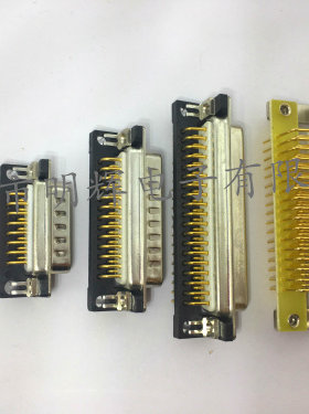 车针D－SUB连接器弯脚90°焊板DR9、DR15、DR25、HDR26白胶镀金