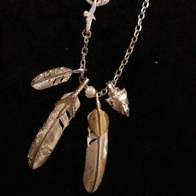 银饰鹰爪Z.NATIVE羽毛