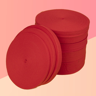 红带子布带条布条纯棉红色带子结婚喜庆用的绑带纯棉织带包边滚边