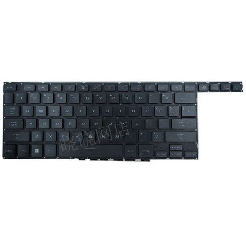 适用华硕 ROG 冰刃6/7 键盘 GX650 双屏笔记本键盘 gx650 RGB背光