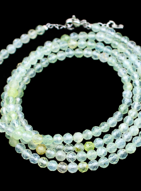 天然水晶手链葡萄石女士手串