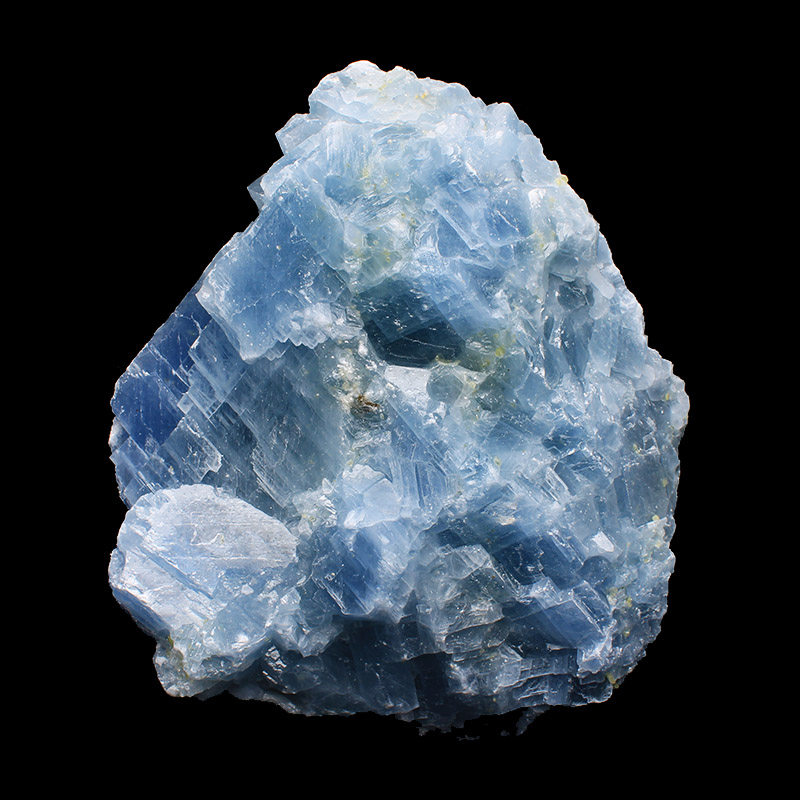 如鸿一物一图天然蓝色晶石原石摆件水晶矿石大块毛料装饰石头
