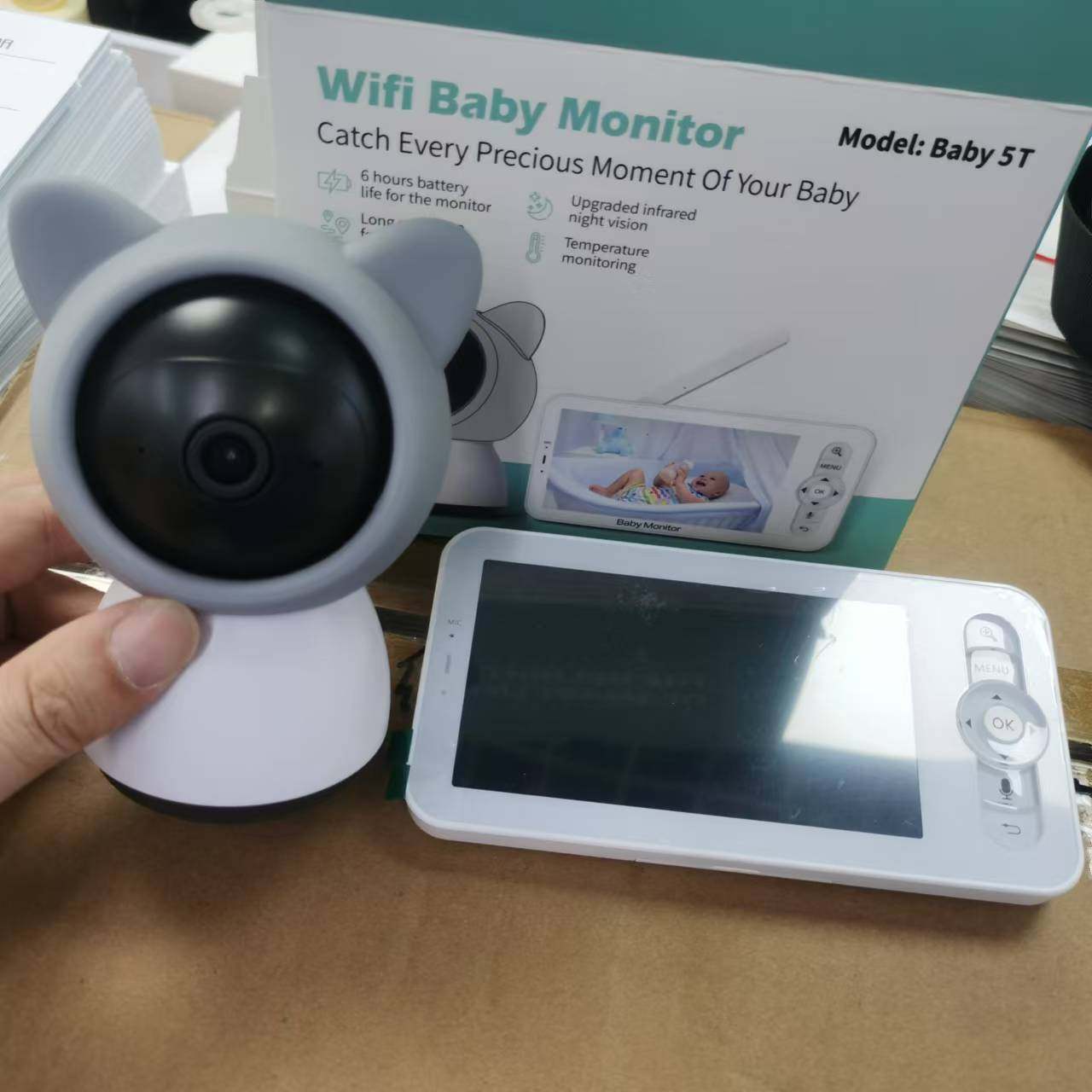 跨境wifi camera婴儿宝宝看护器baby monitor监控摄像头