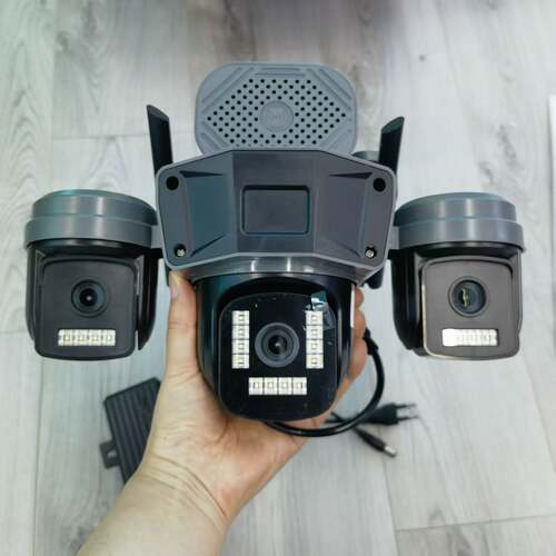 new三镜头小鹰看看okampro 无线户外网络4G摄像头4G camera
