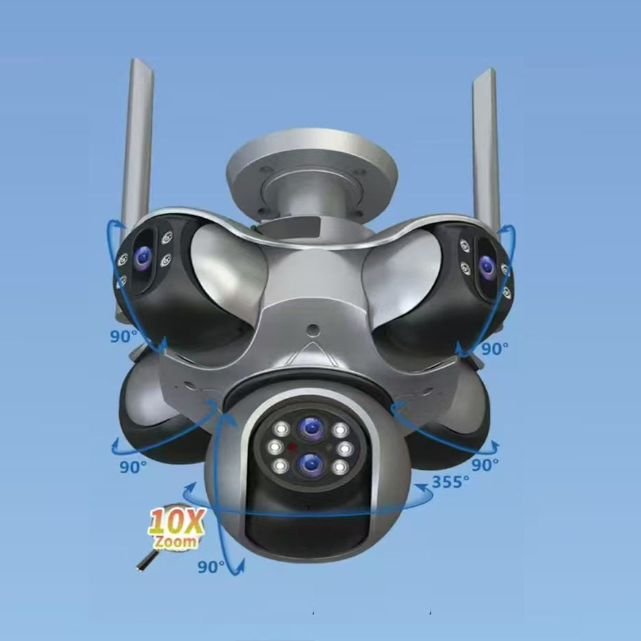 new五镜头 跨境 无线摄像头室内 wifi camera网络摄像机