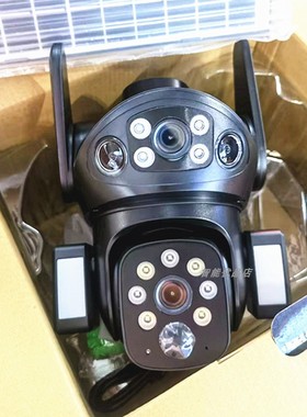 v380pro跨境双画面4G太阳能摄像头户外防盗camera网络摄像机200万