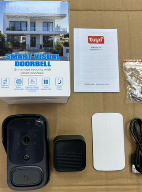 new 跨境tuya涂鸦门铃doorbell无线可视摄像头wifi camera  720P